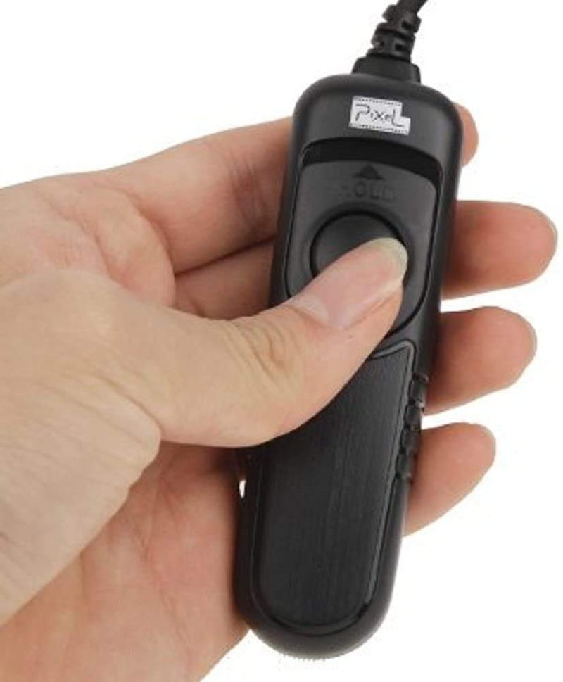 Pixel Remote Shutter Cable E3 Compatible with Canon, Pentax, Contax, Sigma Cameras with Pholsy Screen Cleaning Cloth, Replaces RS-60E3 - Image 2